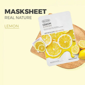 Thefaceshop Real Nature Mask Sheet Lemon 10pcs