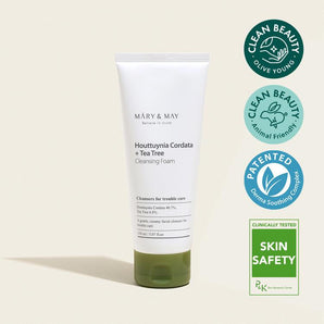 MARY&MAY Houttuynia Cordata + Tea Tree Cleansing Foam 150ml