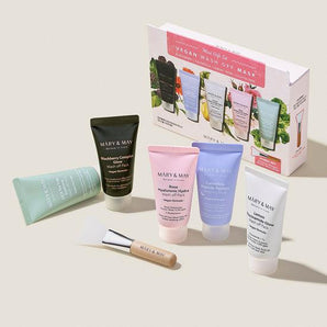 MARY&MAY Vegan Wash Off Mask Mini Gift Set (30g x5)
