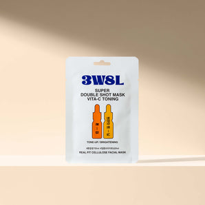 3W8L Super Double Shot Mask VitaC Toning 27mlX1pc
