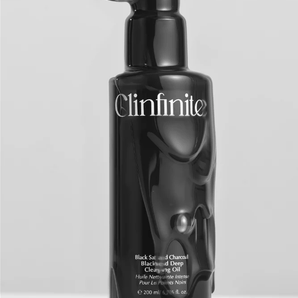 Clinfinite Black Salt & Charcoal Blackhead Deep Cleansing Oil 200ml