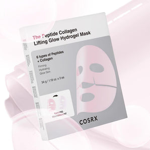 Cosrx The Peptide Collagen Lifting Glow Hydrogel Mask 34gX3ea