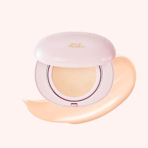 MILK TOUCH All-day Skin Fit Milky Glow Cushion #19N Vanilla Ivory 15g