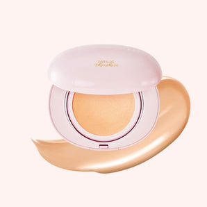MILK TOUCH All-day Skin Fit Milky Glow Cushion #24N Sand Beige 15g