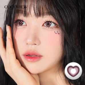 COCOVIEW AXIAL FIXED Heart Ruri Pink 1month 0.00D 1ea/1Vial