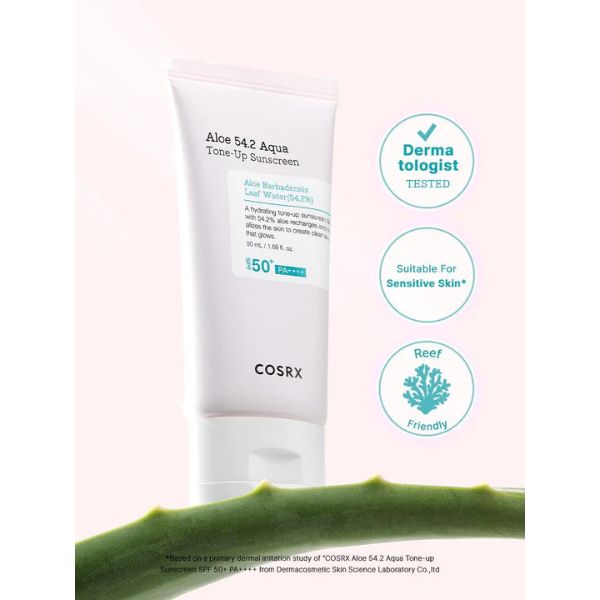 Cosrx] Aloe 54.2 Aqua Tone-up Sunscreen 50ml