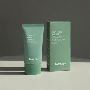 Farmstay Tea Tree Biome Calming Sun Cream 50g
