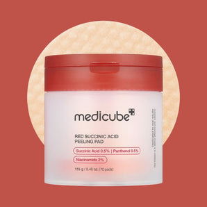 MEDICUBE Red Succinic Acid Peeling Pads 70pcs