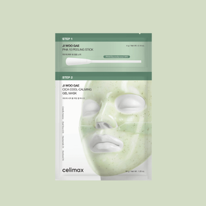 CELIMAX Ji Woo Gae Cica PHA Peel 2-Step Gel Mask 1ea or 4ea