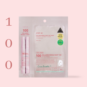VT Cosmetics COLLAGEN Reedles Shot 100hL 2 STEP MASK