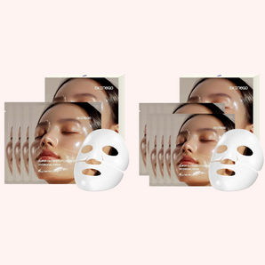 Skinego Super Glow Deep Collagen Hydrogel Mask 4ea or 8ea