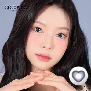 COCOVIEW AXIAL FIXED Heart Ruri Blue 1month 0.00D 1ea/1Vial