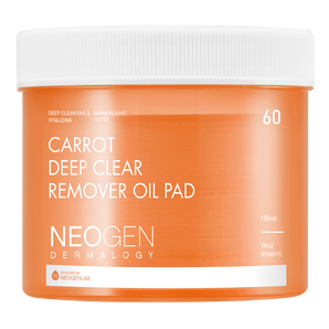 NEOGEN Dermalogy Carrot Deep Clear Oil Pad 150ml 60pads