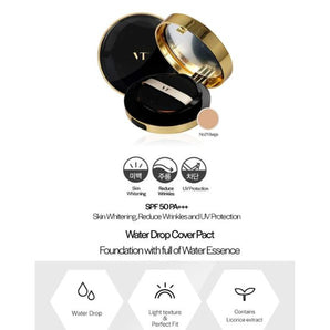 VTCosmetics Essence Skin Foundation Pact with Refill No.21 24g